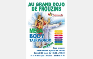 Journée body taekwondo: le Samedi 22 mars 