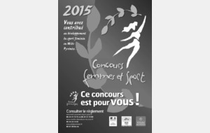  Concours femmes et sport 2015