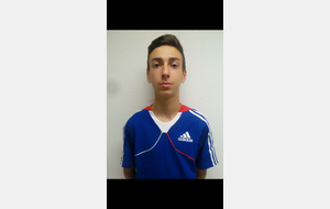 Championnats d'Europe cadets 2015 - Adrien Cazaux