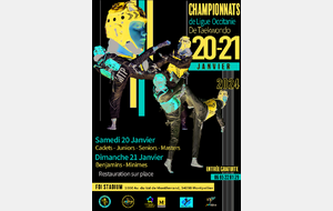 Podiums Championnat Régional du samedi 20 et 21 janvier 2024 à Montpellier (34)
