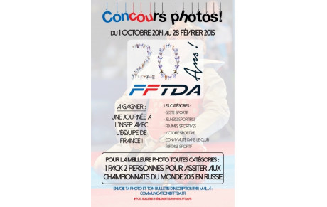 Concours photos 20 ans FFTDA
