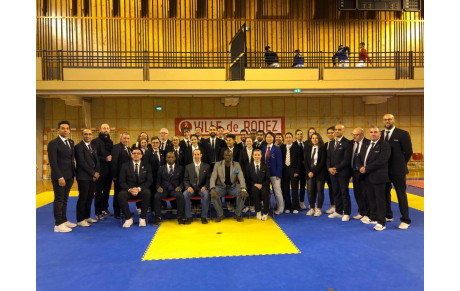 Photos corps arbitrage tournoi avenir à Rodez
